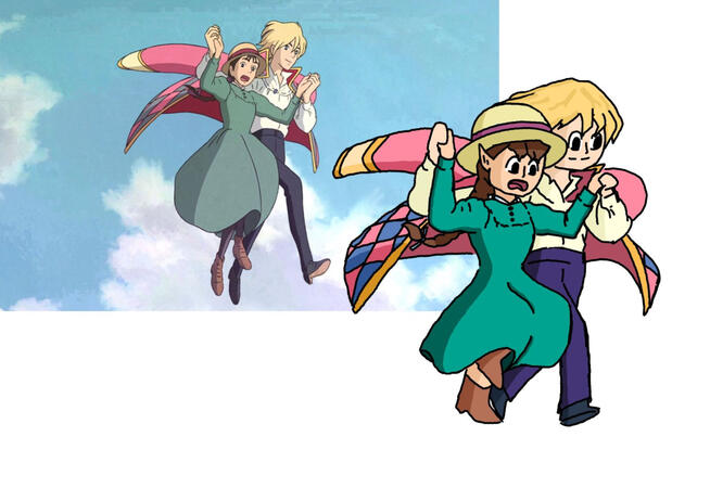 Howl and Sophie